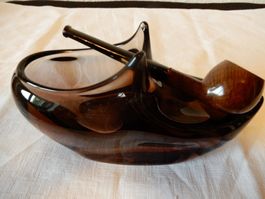Vintage Boho Art Glas Aschenbecher von Miloslav Klinger CSSR