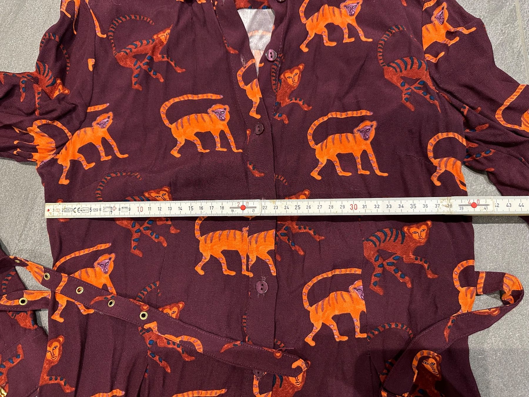 Vestiti: Herbstkleid mit Affenprint, Gr. M, Fabienne Chapot – Usato da Sissach venduto da Vanessa_Atalanta 5