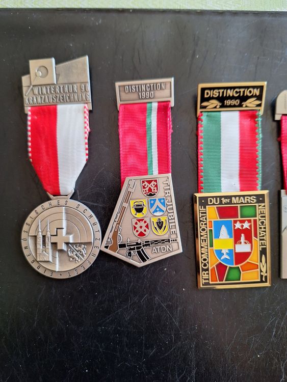 Medaillen: Medaille schiessen 1990 – Gebraucht aus Genolier von Antoine30 1