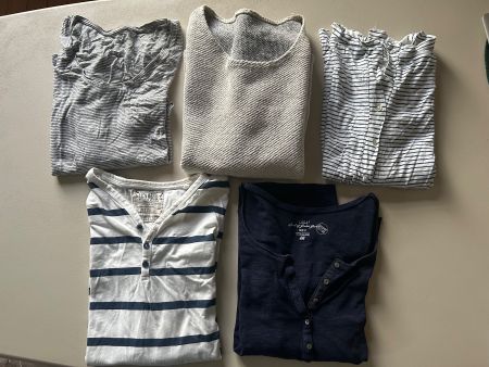5 langärmlige Baumwoll Shirts M/L
