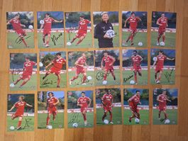 18x Autogrammkarten FC Thun original
