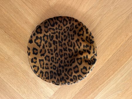 Leopardenmuster Hut Beret Damen Made in Italy