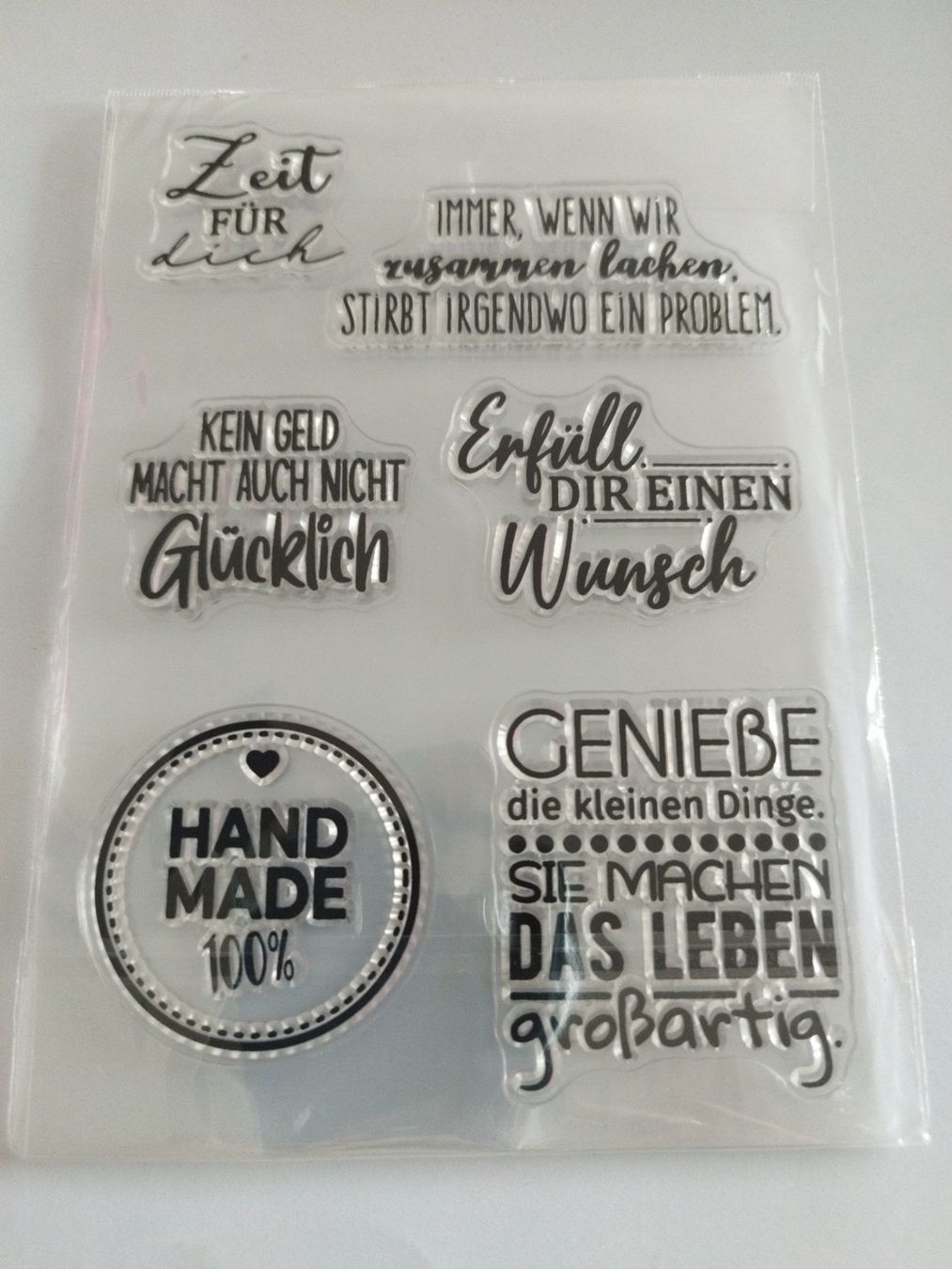 Timbri: Silikonstempel / Motivstempel (2) – Nuovo e nell'imballaggio originale da Würenlingen venduto da pjs-at-tutti 2