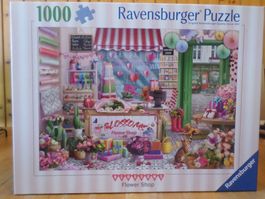 Ravensburger Puzzle  "Blossoms Flower Shop"    1000 Teile