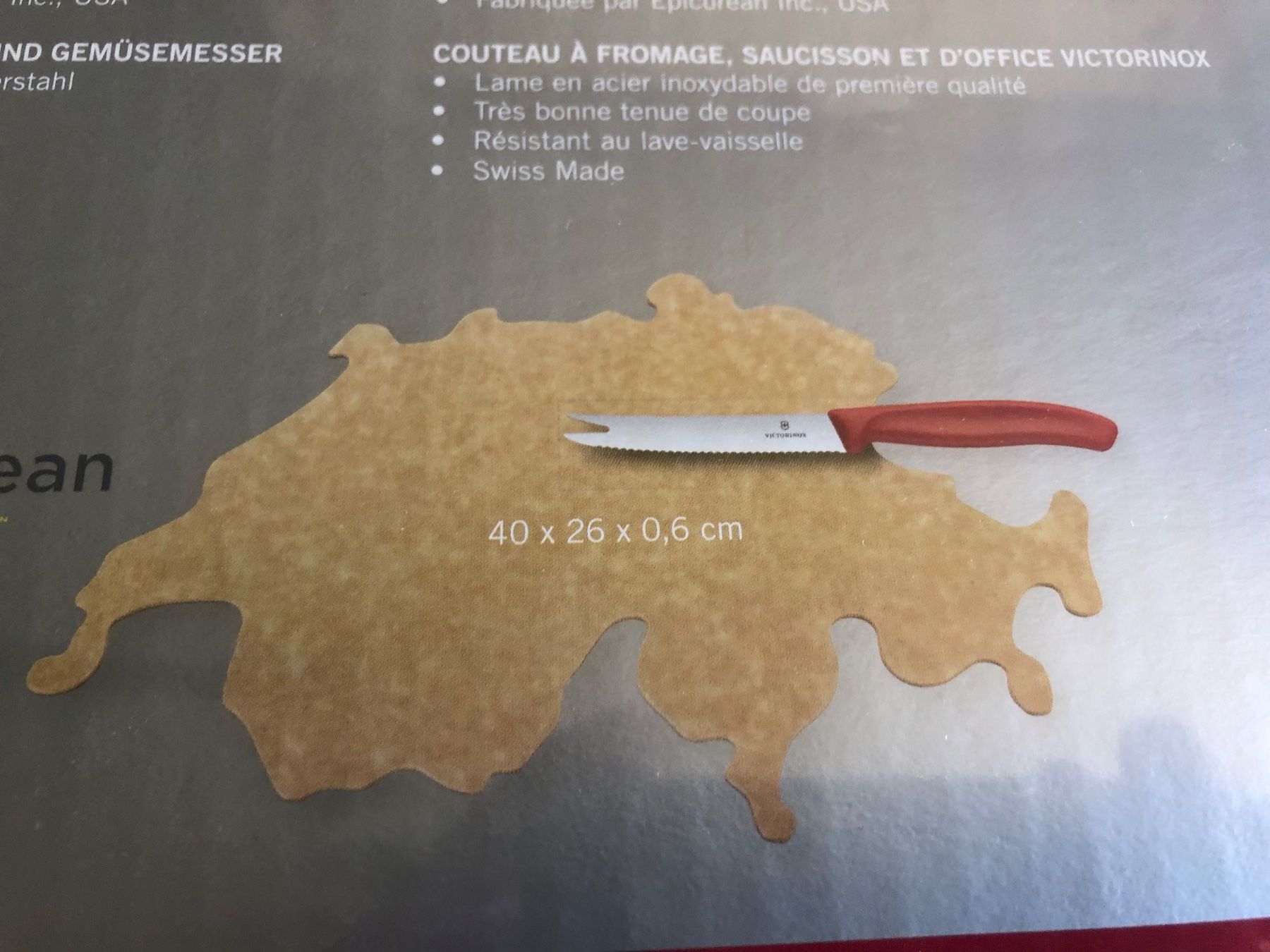 Wände & Decken: Victorinox planche à couper neuve avec couteau – Neu und originalverpackt aus Colombier NE von dim1234 5