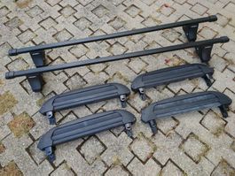 Dachträger mit 2x Skiträger Mitsubishi Colt
