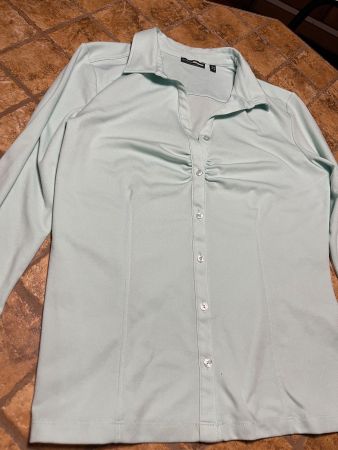 Charles Vögele Chic Camicia turchese maniche l3/4
