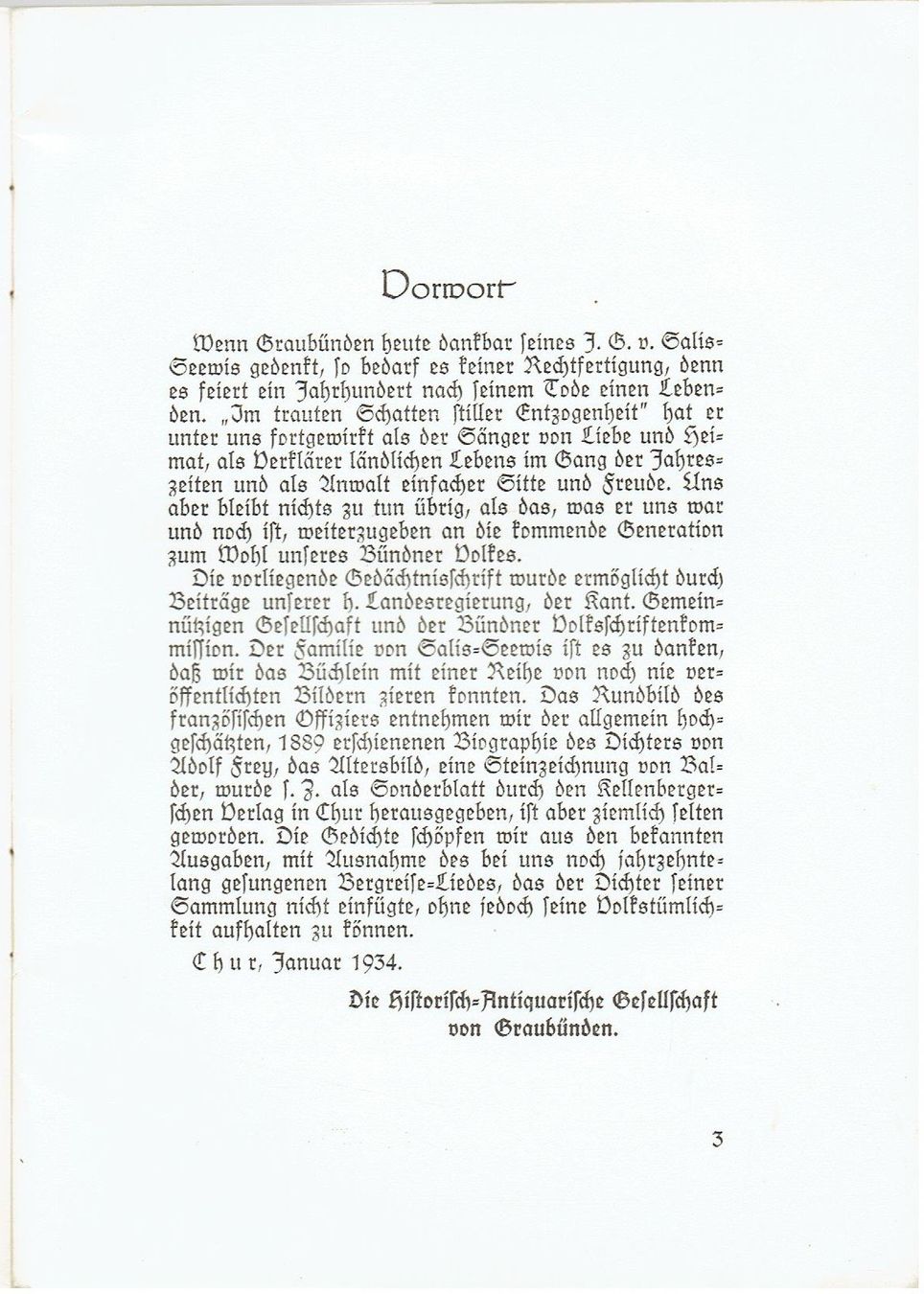 Libri: Johann Gaudenz von Salis - Sewis – Usato da Flims - Dorf venduto da Stagediver 2