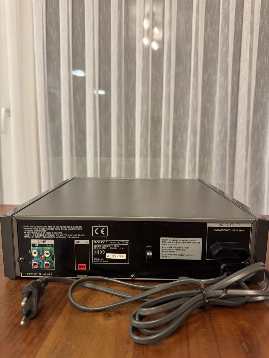 Sony Lettore multimediale & Streamer: Sony TC-S1 Stereo Kassettendeck – Usato da Seewen SZ venduto da QM.03 5