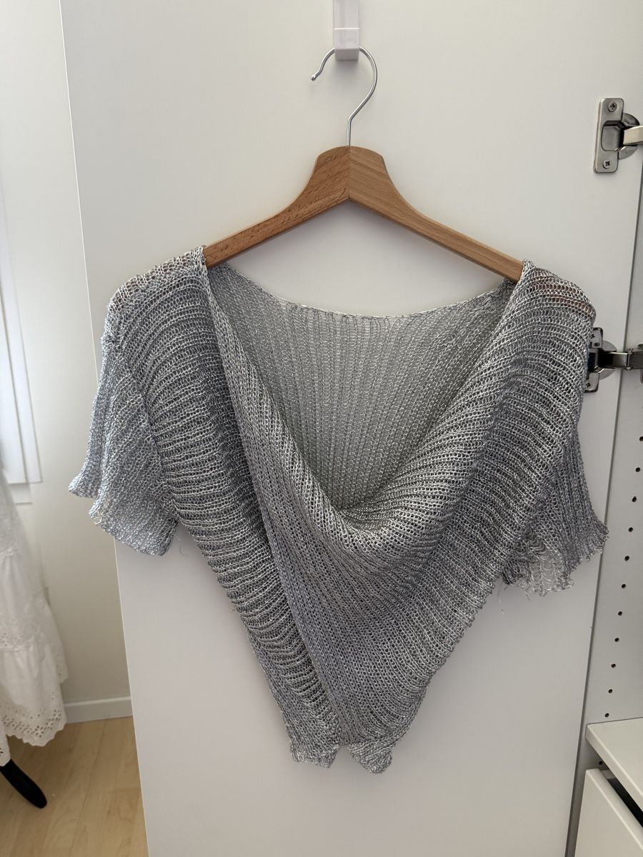 Tops: Silbernes Sommer Top, Grösse S – D'occasion à Niederglatt ZH par neunzehn82