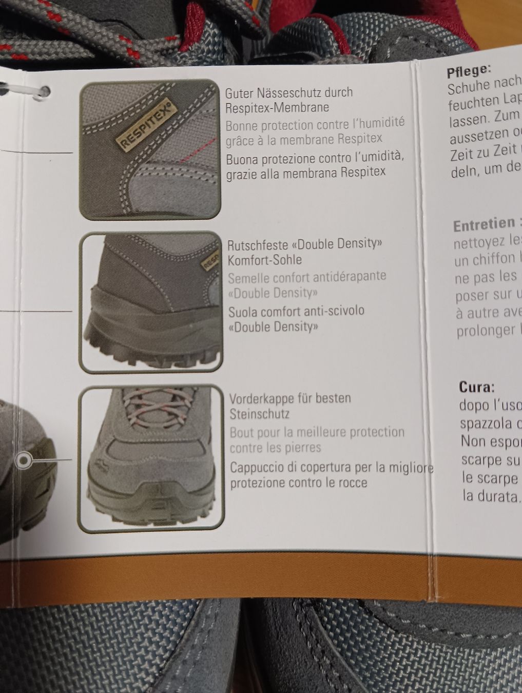 Scarpe da donna: Trekkingschuhe Wanderschuhe Weissenstein Damen Gr. 36 NEU – Nuovo e nell'imballaggio originale da Densbüren venduto da H-76 4