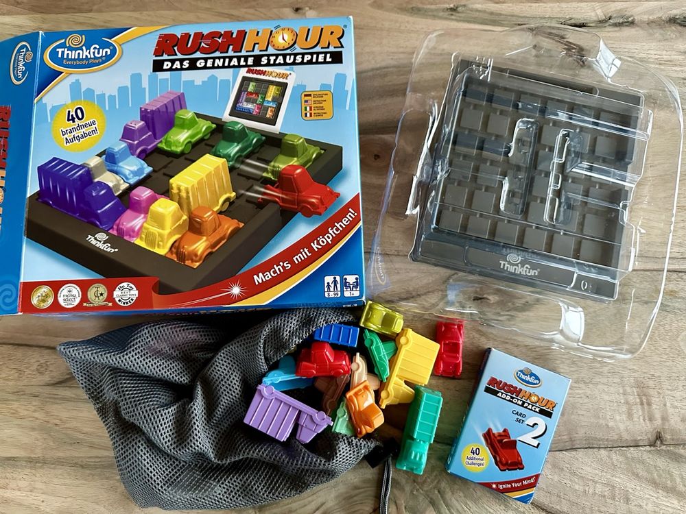 Rush Hour mit Add-on Pack, Denk- und Logikspiel von Thinkfun (Gebraucht ...