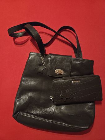 Tasche u. Portemonnaie Leder