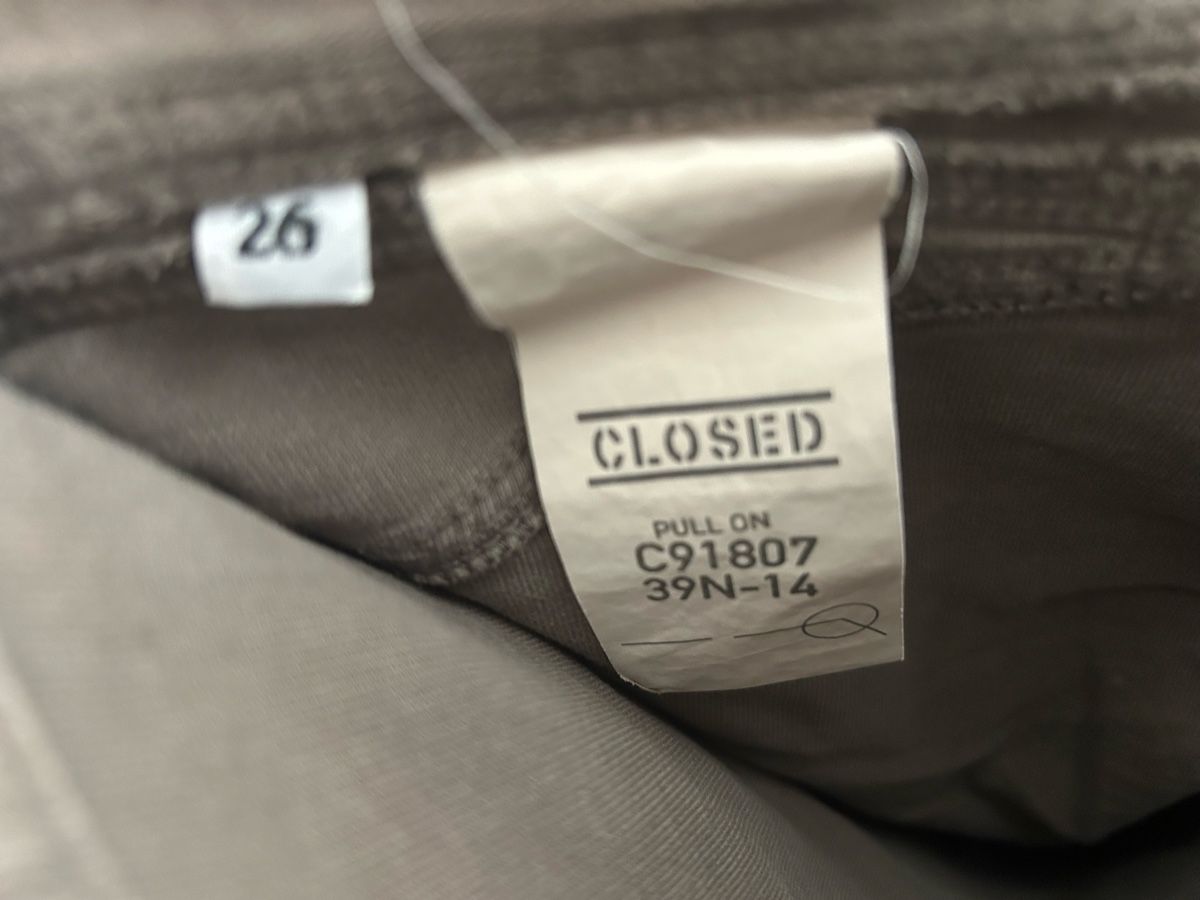 Closed Pantaloni: Leggings Closed low waist, braun Samt – Nuovo (secondo la descrizione) da Zürich venduto da ruwu773n 3