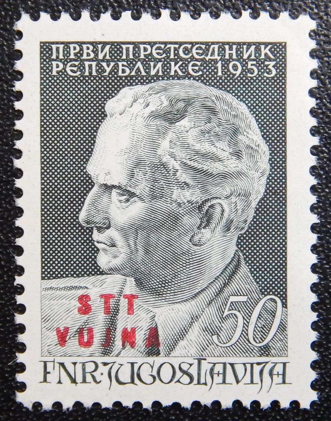 Tutti i francobolli: Triest B Kat. 102 ** 1953 Kat. 5 Euro – Usato da Zürich venduto da Muehlekauf