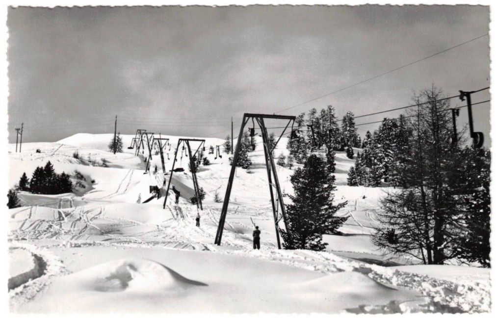 Cartoline postali: St. Moritz - Skilift – Usato da Binningen venduto da Mountainrider