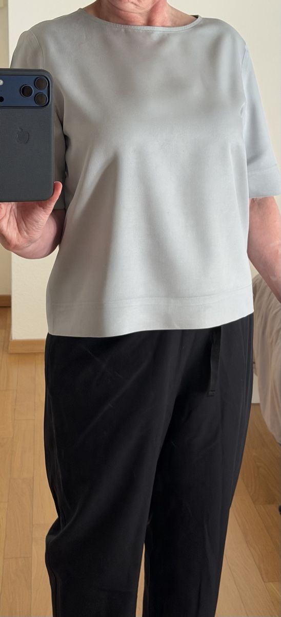T-Shirts: Kurzarmbluse , Gr. M, italienischer Seide/Baumwolle Stoff – Neu (gemäss Beschreibung) aus Bad Ragaz von ako_8l5y 3