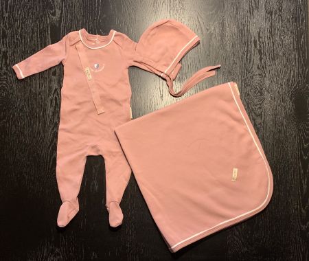 Mon Trésor Baby Overall mit Mütze, Grösse 3M, NEU!