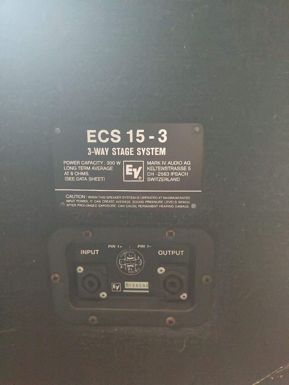 Electro-voice Lautsprecher: Electro Voice ECS 15-3 – Gebraucht aus Zürich von Mo_Millie 2