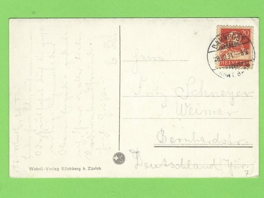 Cartoline postali: St. Moritz-Bad – Usato da Zürich venduto da t24_de 1