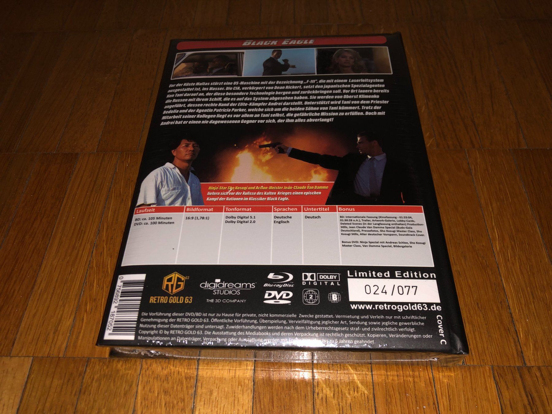 Alle DVDs: Black Eagle - Red Hunter - MEDIABOOK - WATTIERT - C - UNCUT – Neu und originalverpackt aus Basel von havsok 1