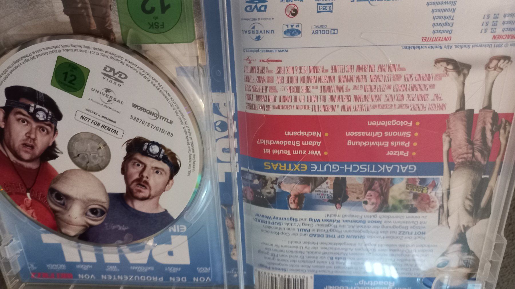 Tutti i DVDs: Paul - Ein Alien auf der Flucht DVD – Usato da Olten venduto da Donatello1984 2