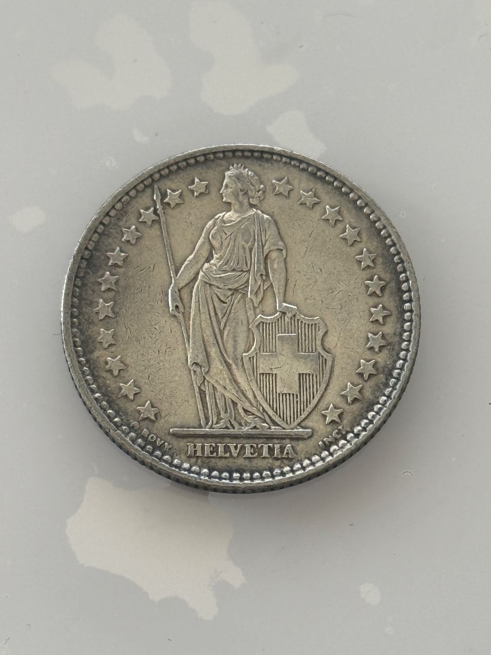 Alle Münzen: 2 Franken 1937  Rar – Gebraucht aus Wallisellen von SWISS_SILVER1