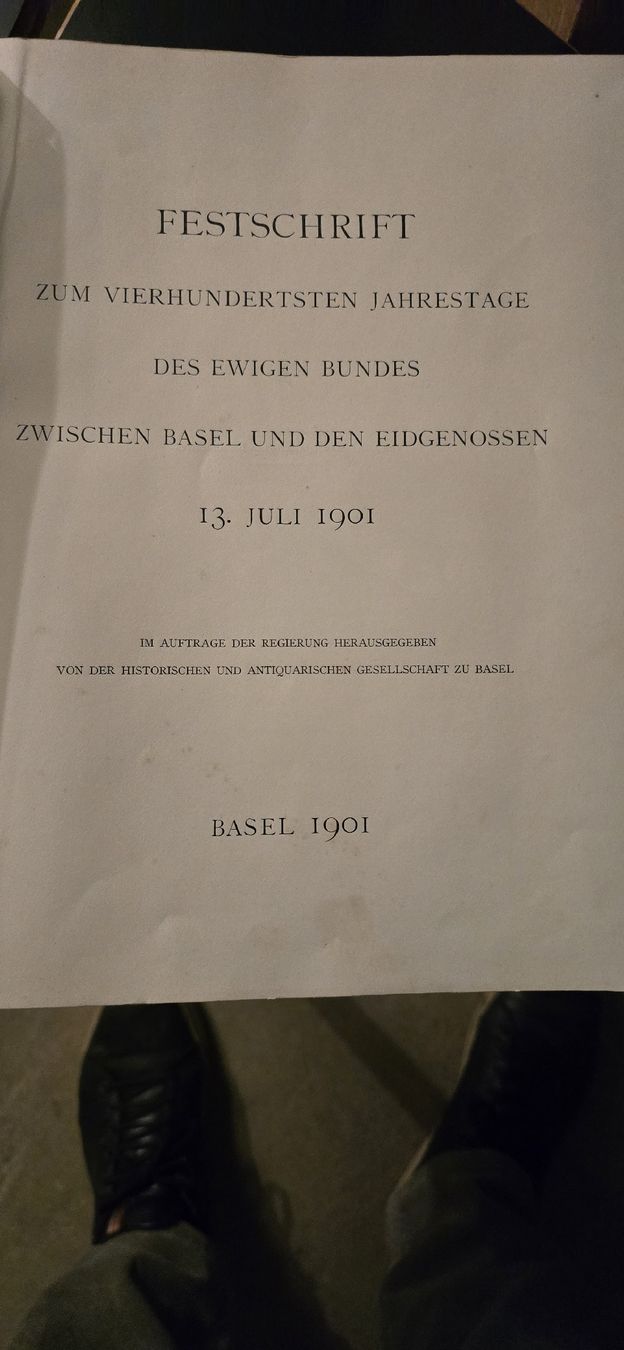 Libri: Historisches Buch "Festschrift Basel" 1901 – Usato da Basel venduto da Jcva 6