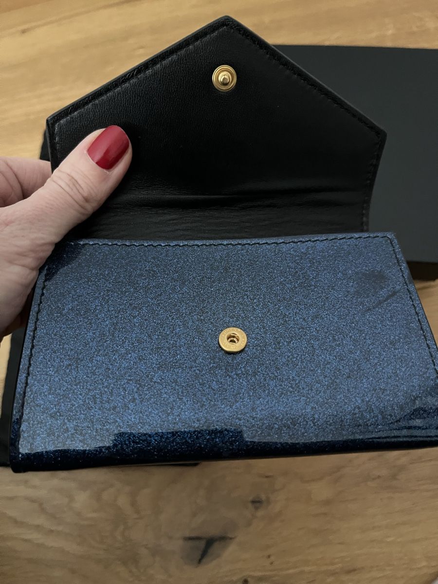 Saint Laurent Brieftaschen: YSL ✨Glitter Wallet Blue ✨NEW! – Neu und originalverpackt aus Windisch von bymarikaa 5