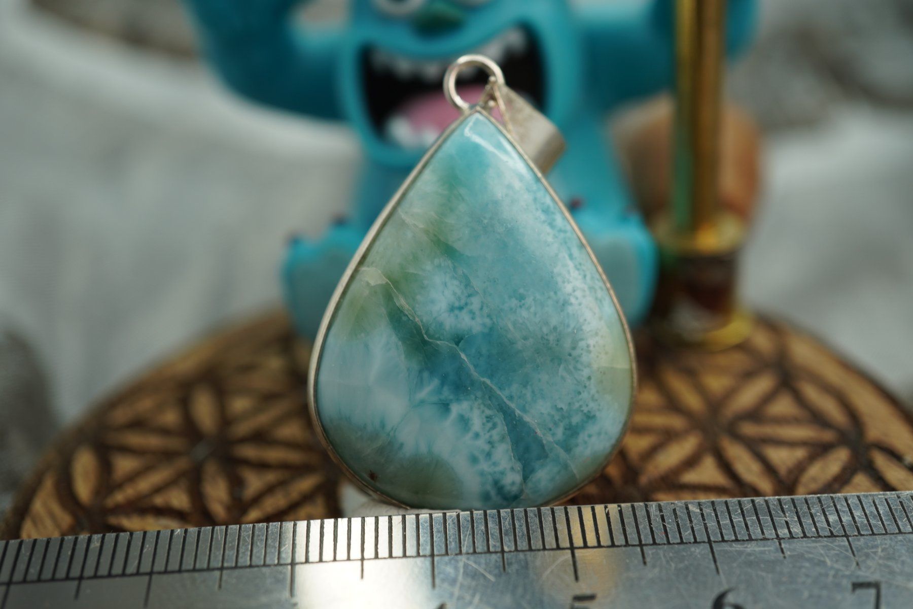 Mineralien & Heilsteine: Larimar   Wunderschön    Anhänger   by  "TOPSTONE" ab 1.- – Neu und originalverpackt aus Eschenbach SG von topstone 1