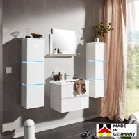 LED Badmöbel WANGEN Deluxe - XL Weiss