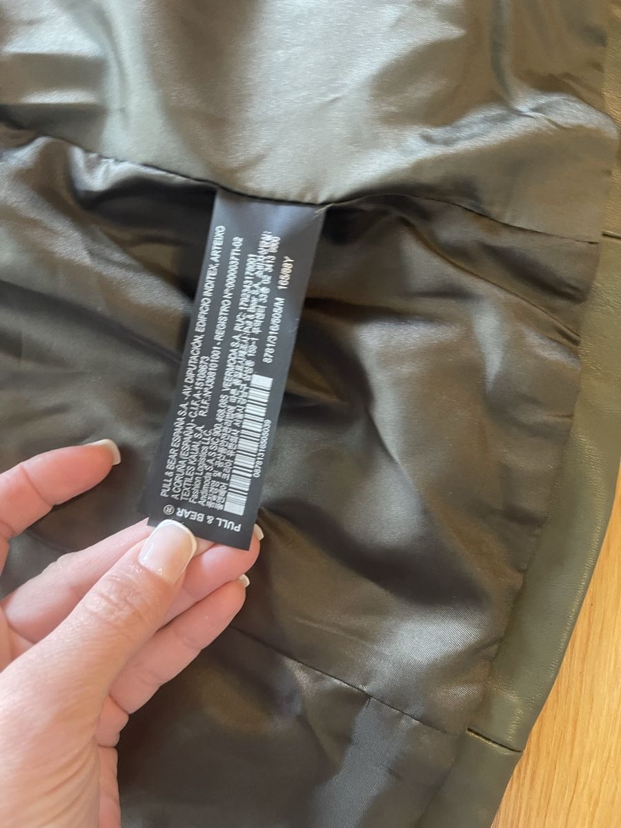 Pull&Bear Giacche: Blazer Pull&Bear Damen Blazer Khaki Kunstleder Gr. M - Neu! – Usato da Rüschlikon venduto da leo_mwz2 8