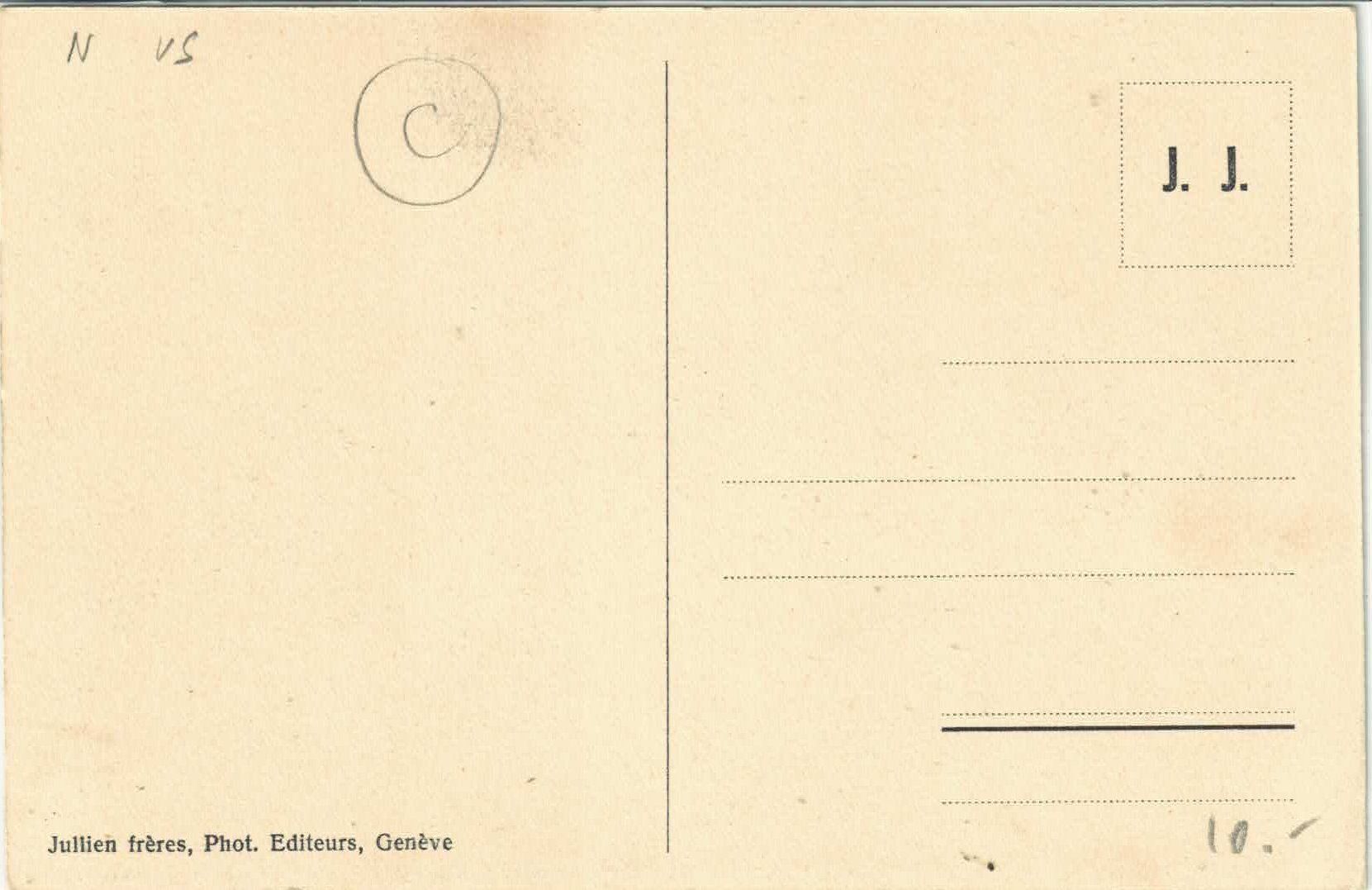 Cartoline postali: Chemin de fer Martigny-Chatelard - Sur la Route de Salvan – Usato da Ettingen venduto da Kartenplanet 1