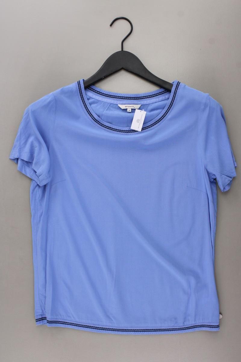 Camicette: Sandwich_ Kurzarmbluse Gr. 34 blau – Usato da Neustadt an der Waldnaab venduto da SecondLifeFashion