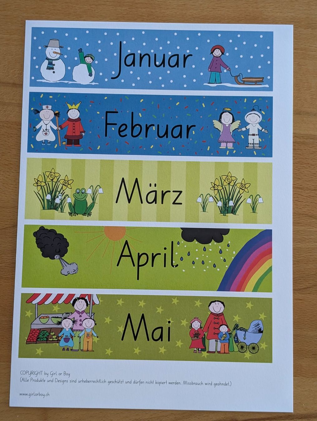 Calendriers: Wochenplan Kindergarten &Unterstufe – Neuf (Voir description) à Weite par Nur63 2