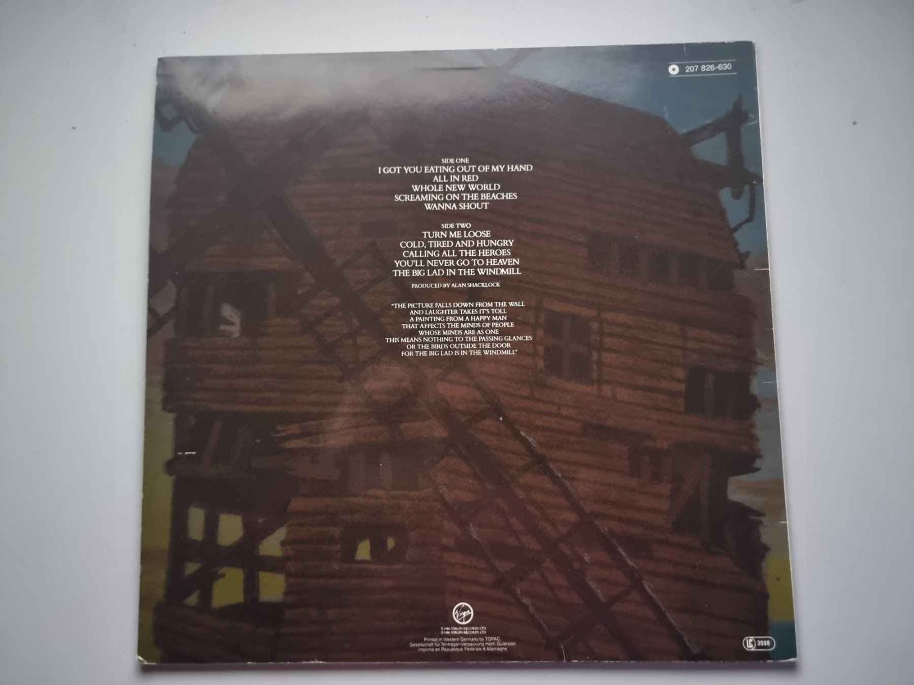 Dischi in vinile: LP IT BITES - The Big Lad in the Windmill – Usato da Schaffhausen venduto da Kellerrassel 2