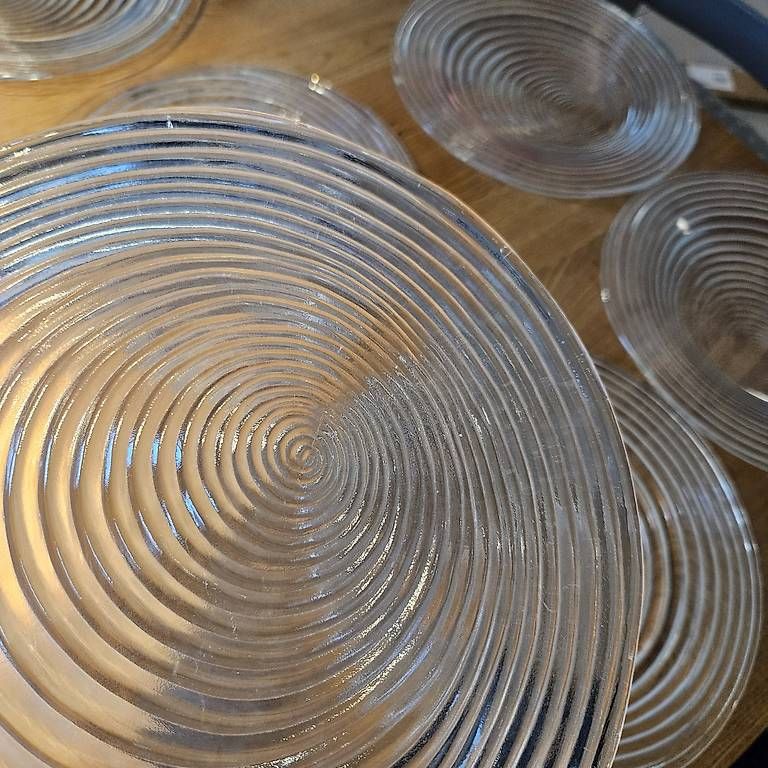 Assiettes: 9 Glasteller – D'occasion à Unterlunkhofen par Fcbasel92 1