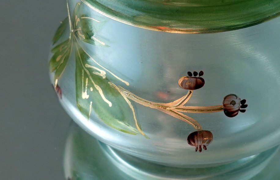 Zuckerdosen: Jugendstil Glasdose Antik – Gebraucht aus Brunnen von brocundfloh 4