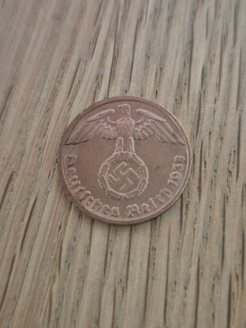 Tutti le monete: Drittes Reich - 1 Reichspfennig 1938 D – Usato da Mels venduto da Goldenfalcon