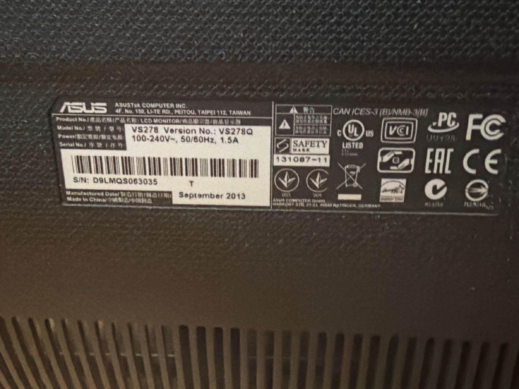 Asus Monitore: Bildschirm – Gebraucht aus nidergösgen von ram_p6qj 2
