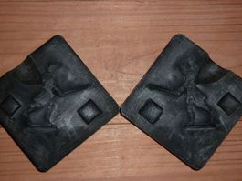 Silikon Gussform Zinnsoldat Schwert Säbel, giessen Stühle 07