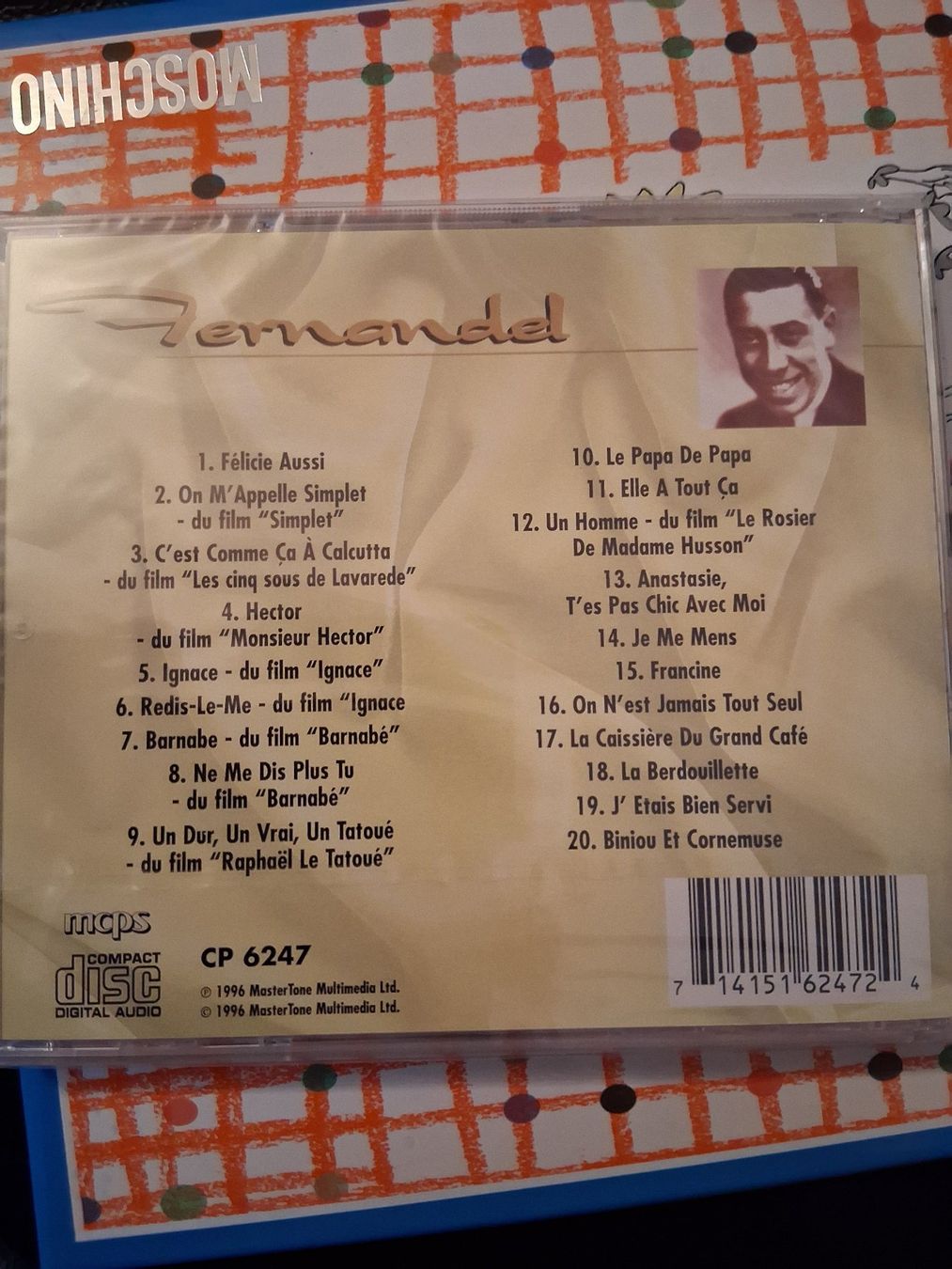CD: Fernandel, CD Rare, Compilations des Plus Grands Succès! – Nuovo e nell'imballaggio originale da Aigle venduto da Marcagapit 9