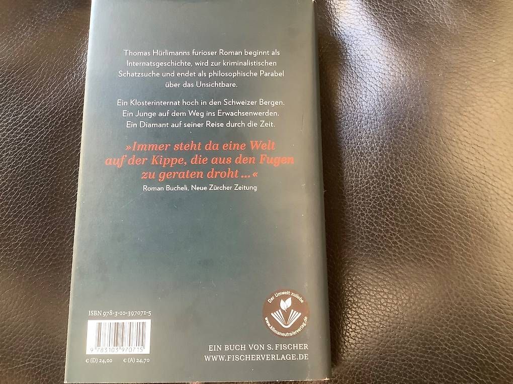Libri: Der rote Diamant- Thomas Hürlimann – Usato da Männedorf venduto da clemenco 1