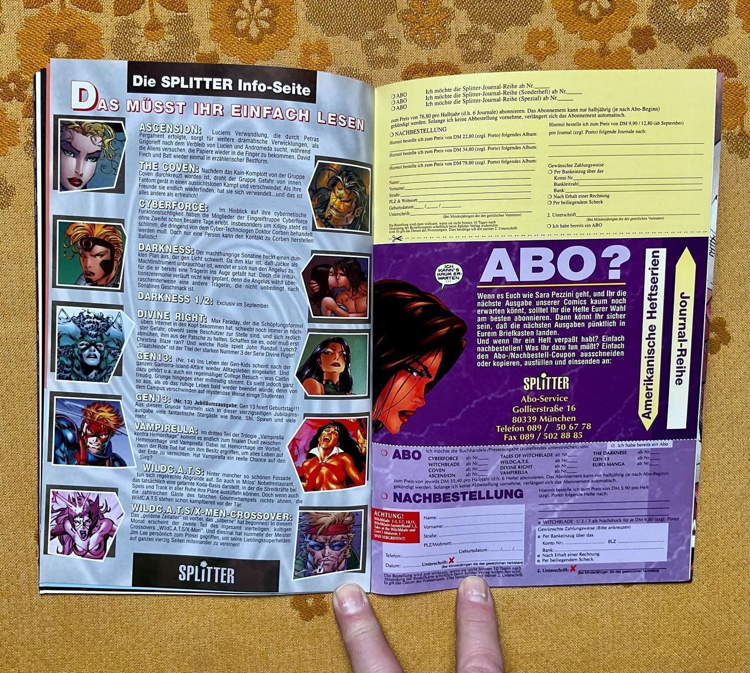 Fumetti: The Coven Heft Nr 5 von 1998 ? – Nuovo (secondo la descrizione) da Endingen venduto da nathan05 5