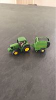 Siku John Deere Traktor mit Ballenpresse guter Zustand