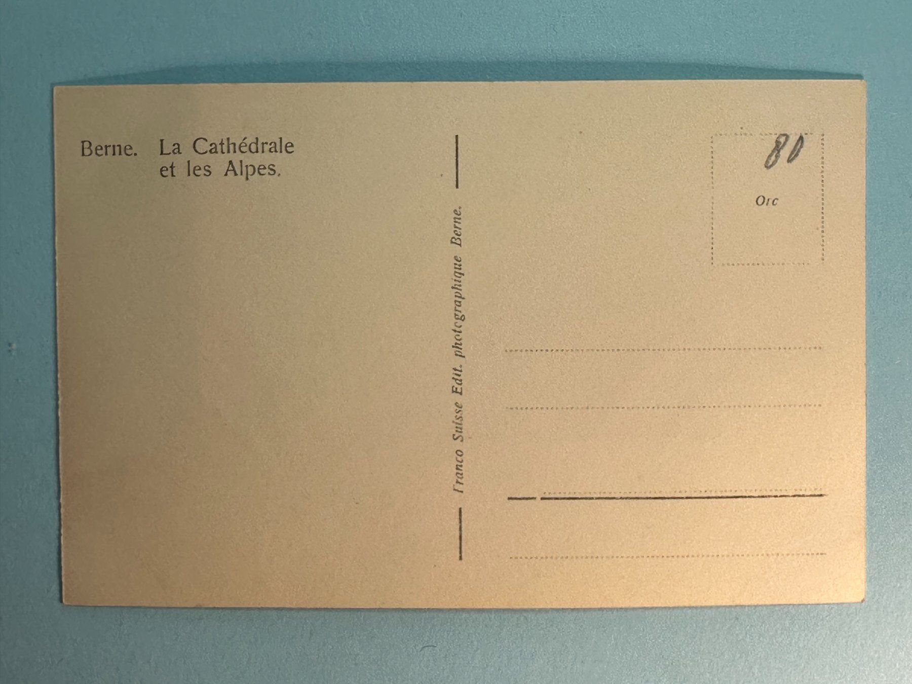 Cartoline postali: Bern - Kornhausbrücke und die Alpen – Usato da Steg VS venduto da danwer74 1