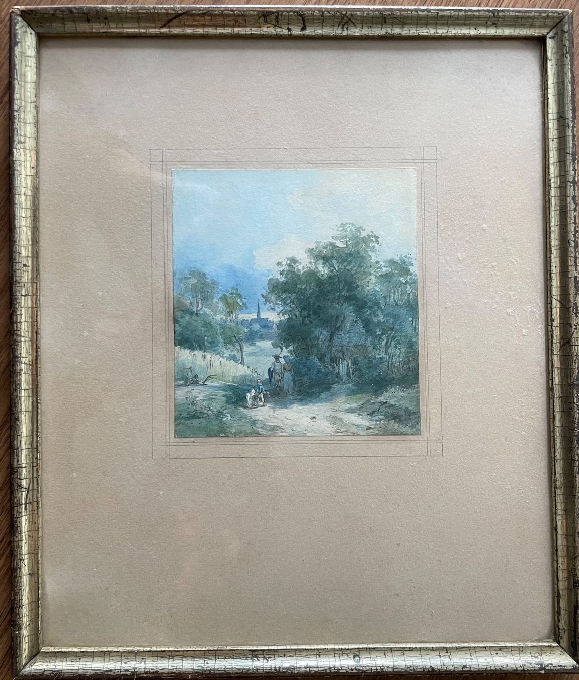 Dipinti: Aquarelle romantique allemande – Usato da Biel/Bienne venduto da Galaq 1