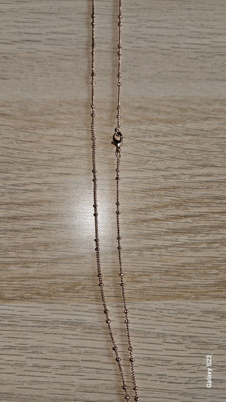 Catenine: Kette mit Blatt Anhänger - rosévergoldet .. – Nuovo (secondo la descrizione) da Sennhof (Winterthur) venduto da HG2019 1