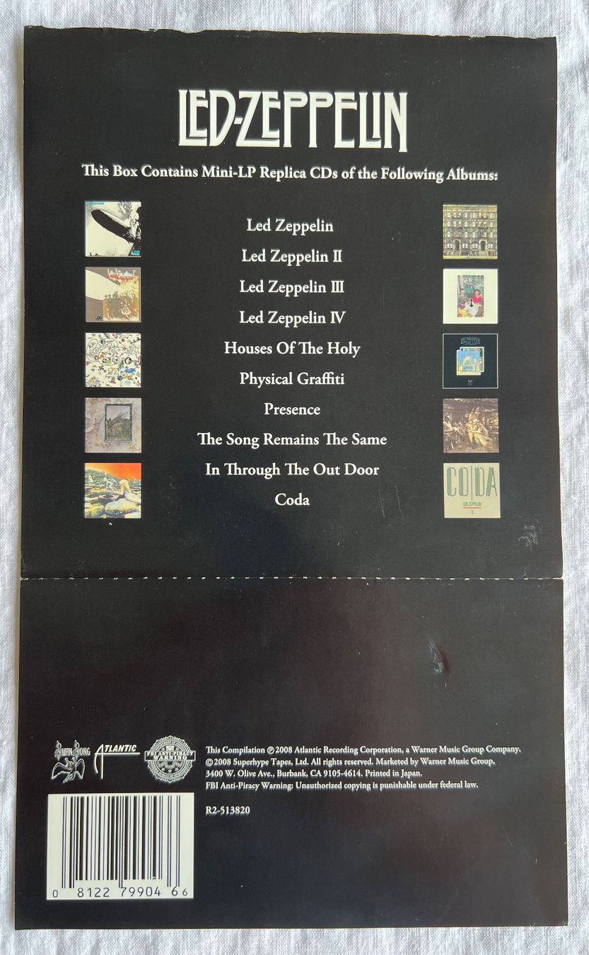 CDs: LED ZEPPELIN - Definitive Collection 40th Anniv. / 10 CD Box – Neu (gemäss Beschreibung) aus Schaffhausen von Mond689 1