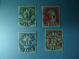 1979 Porträtmarken 6 626 bis 629 ET Vollstempel